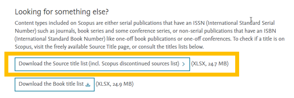 New Accepted Titles List Get Early Insights Into New Scopus Content Elsevier Scopus Blog
